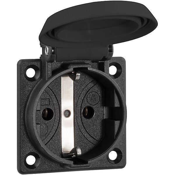 ABL EB-Steckdose 1K sw Sk 1661